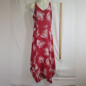 Apt. 9 Red and White High Low Dress Medium